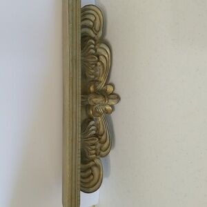 17" Gold Embellished Fleur-De-Lis Shelf